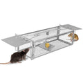 Dual Door Rat Trap Cage Humane with 2 Detachable U Shape Rod by DailySale