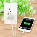 Dual Plug Electric Wall Socket Adapter 2 Usb Port Outlet Panel Switch by DailySale