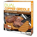 Dual-Sided Copper Griddle and Grill Pan by DailySale