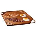 Dual-Sided Copper Griddle and Grill Pan by DailySale