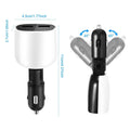 Dual USB Car Charger with Low Voltage LED Display by DailySale