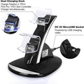 Dual USB Fast Charging Station and LED Indicator for Sony PS4 Controller by DailySale