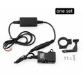 Dual USB Port 9-24V Waterproof Motorbike Motorcycle Handlebar Charger Adapter by DailySale