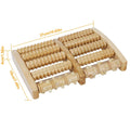 Dual Wooden Stress Relief Massage Foot Roller Acupressure by DailySale