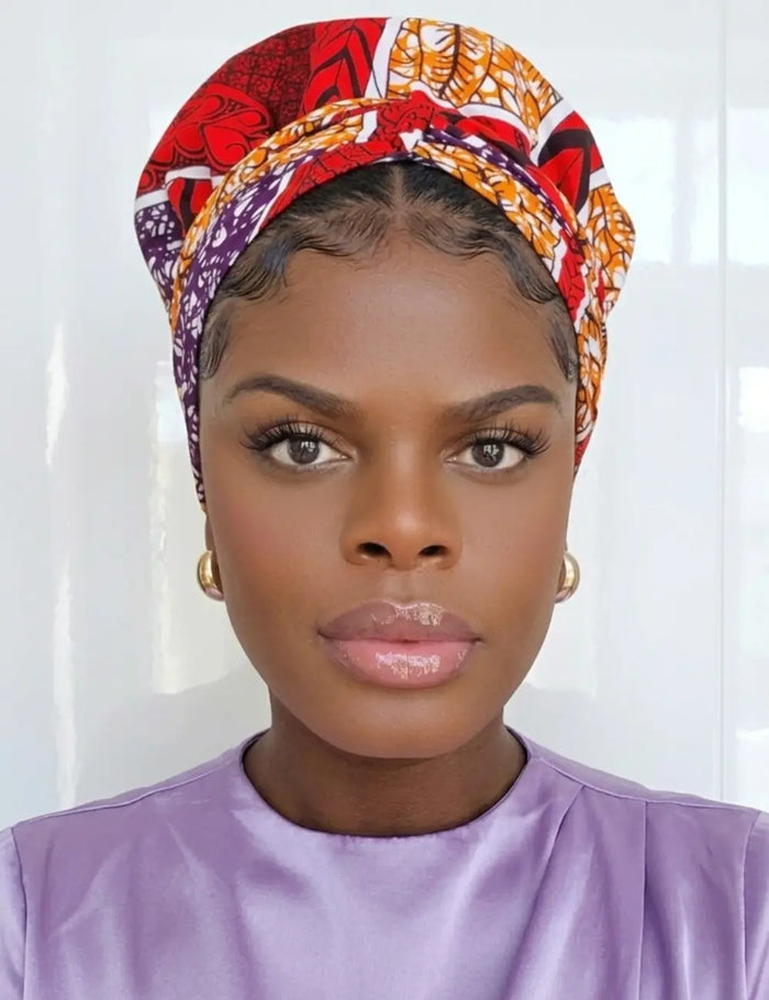 Duma Mbili African Print Bonnet wrap by Duma Mbili LLC