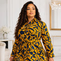 Duma Mbili Kente African Print High Low Button up Shirt by Duma Mbili LLC