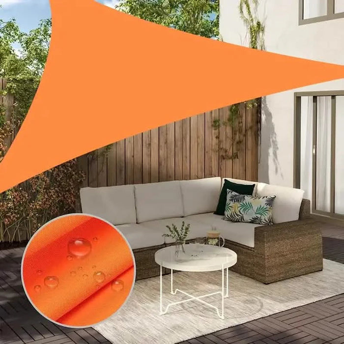 Durable Outdoor Sun Shade Sail for Terrace, Yard, Deck, and Garden - Waterproof and UV Resistant Triangle Canopy by DailySale