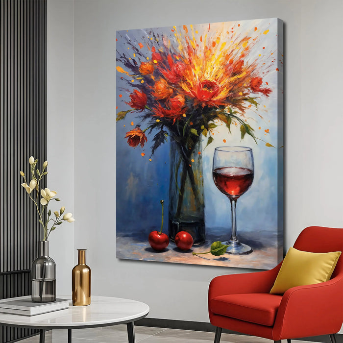 Dynamic Still Life Abstract Wall Art by Tailored Canvases