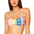 Bleu Rod Beattie Womens Good Vibrations Bandeau Bikini Top, Size 4 by Vanessa Jane