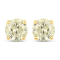 1.12 Carat Genuine LB Diamond 14K Yellow Gold Earrings by Bids.com