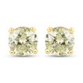 1.15 Carat Genuine LB Diamond 14K Yellow Gold Earrings by Bids.com