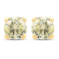1.02 Carat Genuine LB Diamond 14K Yellow Gold Earrings by Bids.com