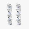 Genuine Blue Aquamarine Earrings by Fine Color Jewels