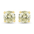 1.15 Carat Genuine LB Diamond 14K Yellow Gold Earrings by Bids.com