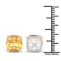 5.80 Carat Genuine Citrine .925 Sterling Silver Earrings by Avera Group