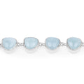 25.90 Carat Genuine Aquamarine .925 Sterling Silver Bracelet by Bids.com