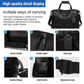 Durable Large Weekender Bag with Shoe Compartment by DailySale