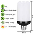 E27 LED Flame Effect Light Bulb by DailySale