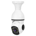 E27 WiFi Bulb Camera 1080P FHD WiFi IP Pan Tilt Security Surveillance Camera with Two-Way Audio Full Color Night Vision by DailySale