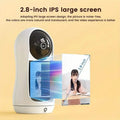1080P Smart Indoor WiFi Camera | Two-Way Audio & Video Call + Night Vision by DailySale