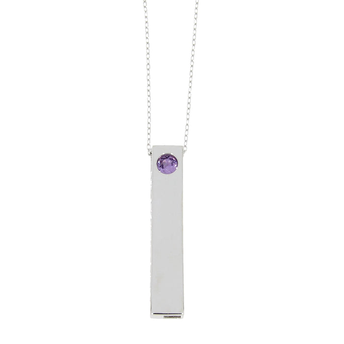 Created Alexandrite Fashion Pendants Sterling Silver by Bids.com