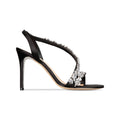 Jewel Badgley Mischka Java Embellished Evening Sandals, Size 7/Black by Vanessa Jane