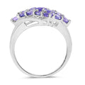 1.85 Carat Genuine Tanzanite .925 Sterling Silver Ring by Bids.com