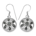 0.18 Carat Genuine Blue Diamond .925 Sterling Silver Earrings by Bids.com