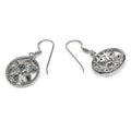 0.18 Carat Genuine Blue Diamond .925 Sterling Silver Earrings by Bids.com