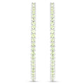 3.50 Carat Genuine Peridot .925 Sterling Silver Earrings by Bids.com