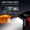 Portable 12V Car Jump Starter, Battery Charger, Air Pump (LED Display) by DailySale