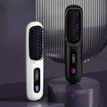 Portable Wireless Hair Straightener Comb – USB Rechargeable, 3-Speed, Negative Ion by DailySale