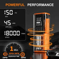 Portable Tire Inflator Air Compressor – 150 PSI Digital Air Pump with Light for Car, Bike & Motorcycle by DailySale