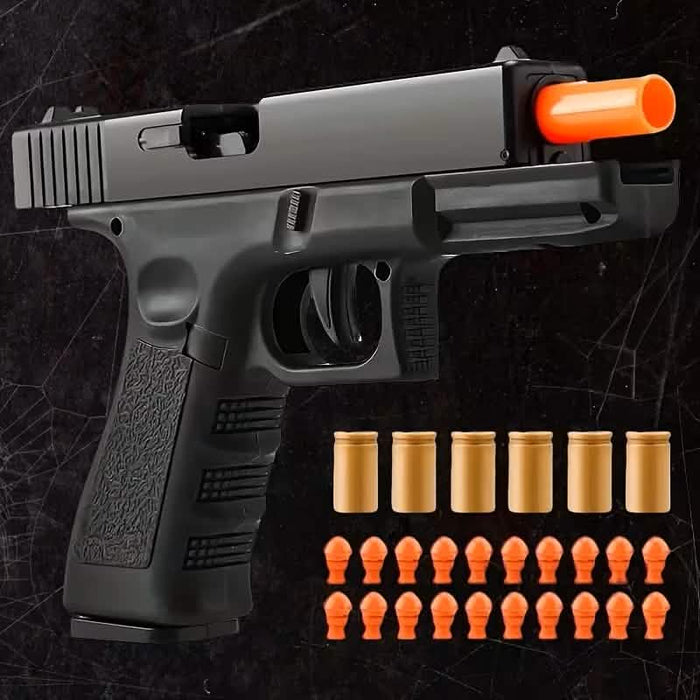Semi-Automatic Foam Bullet Toy Pistol for Kids (8+) by DailySale