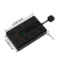 22-in-1 Multi-Functional Power Strip – 16 Sockets, 3 USB-A & 3 USB-C by DailySale