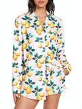 Generation Love Sophie Lemon Pajama Shorts Set, Size XXS by Vanessa Jane