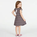 Epic Threads Super Soft Little Girls Geo-Print Fit and Flare Dress, Size 5 by Vanessa Jane