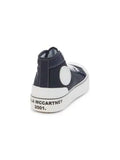 Stella McCartney Women’s Logo High-Top Sneakers – Dark Blue – Size 38 (8) by Vanessa Jane