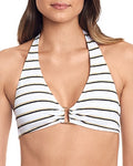 Lauren Ralph Lauren Womens Dylan Striped Ring Bikini Top, Size 16 by Vanessa Jane