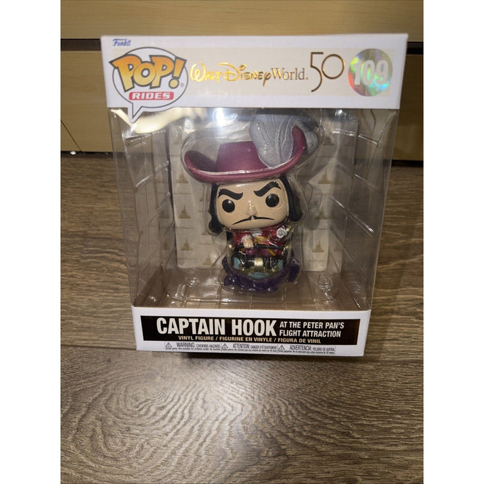 Funko POP! Ride: Walt Disney World 50th Anniversary - Captain Hook on Peter Pan by Price Is Right Miami