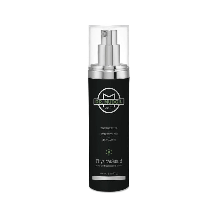 Wholly Kaw Dr. Mudgil PhysicalGuard with Zinc Oxide 12.0% Octinoxate 7.5% Medical Grade Dermatologist Approved SPF 45 SunScreen 57g by Pasteur Pharmacy