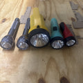 Vintage Flashlights & Lantern, Lot of 5 (Eveready, Garrity, Maglite Style) by Price Is Right Miami