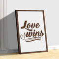 Easter Love Wins Sign by Tailored Canvases
