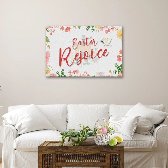 Easter Rejoice Sign by Tailored Canvases