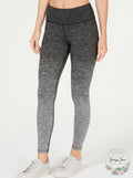 Ideology Gradient Ankle Leggings, Black / White Ombre by Vanessa Jane