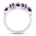 1.85 Carat Genuine Amethyst .925 Sterling Silver Ring by Bids.com