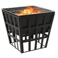 EBTOOLS 2-in-1 Steel Fire Pit and BBQ by DailySale