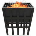 EBTOOLS 2-in-1 Steel Fire Pit and BBQ by DailySale