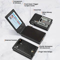 Minimalist Carbon Fiber Wallet for Men – Slim Bifold with Money Clip & RFID Protection by DailySale