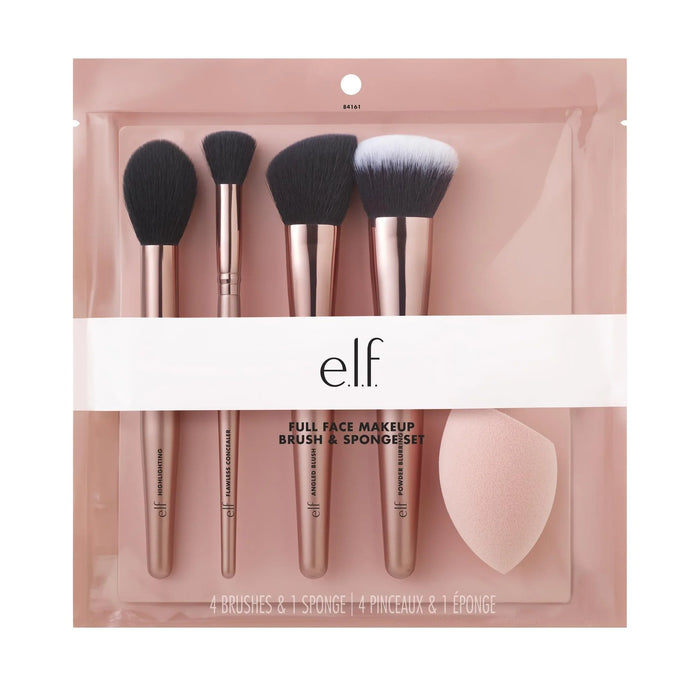 e.l.f. Complexion Essentials Brush & Sponge Set - New by This is Beauty US